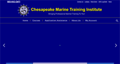 Desktop Screenshot of chesapeakemarineinst.com